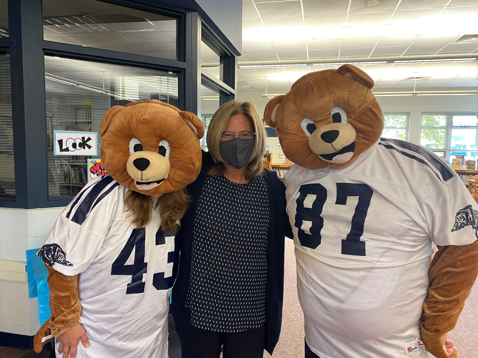 Just a couple of Bears with the Superintendent!