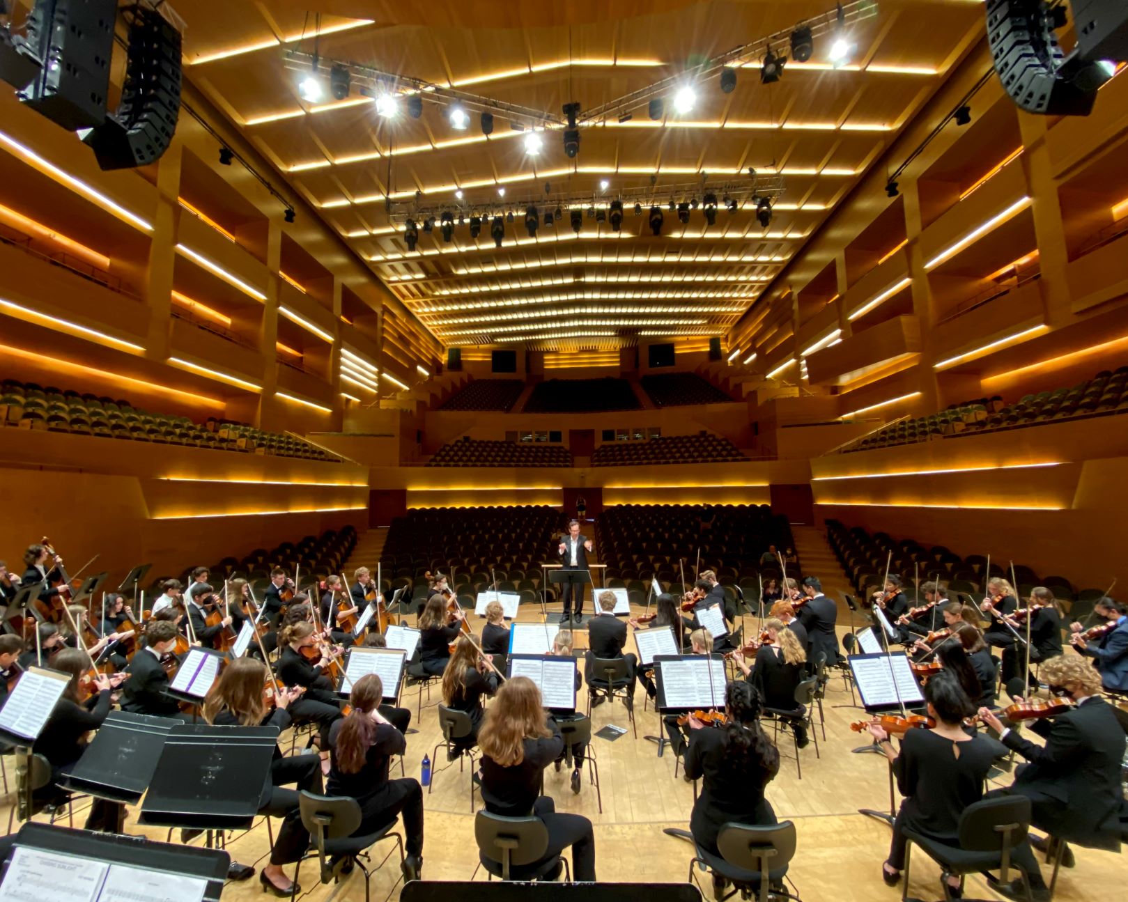 SJHS Orchestra at L’auditori in Barcelona, Spain