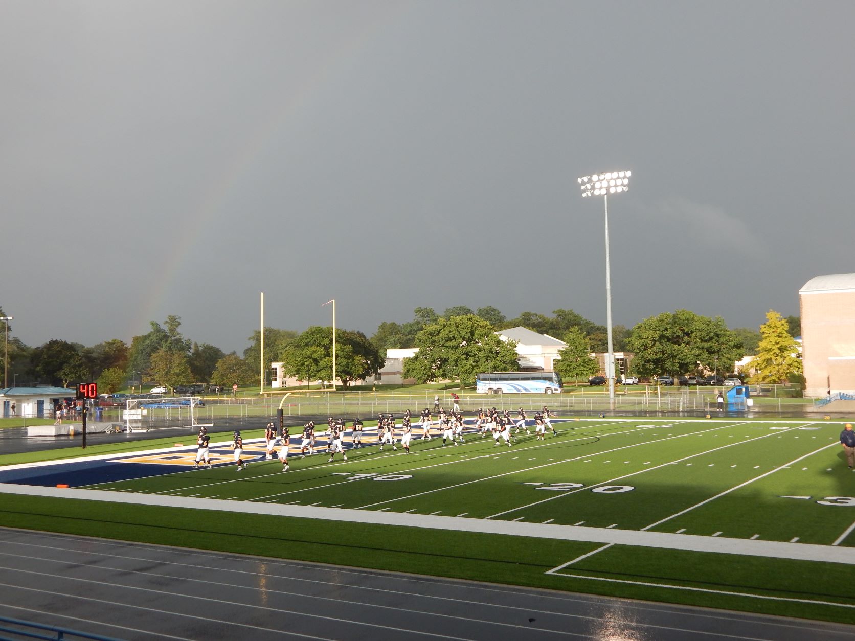 Football Under the Rainbow
